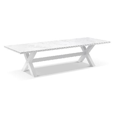 kansas outdoor ceramic 3m aluminium dining table 3m 