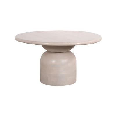 milton indoor 1.4m round wooden dining table 