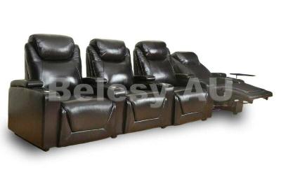 electric recliner 4seater armchair seat sofa storage table armusb new