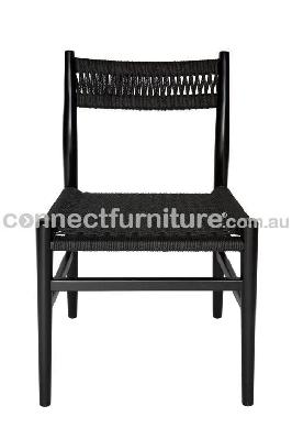 replica hans wegner ch36 chair - black 