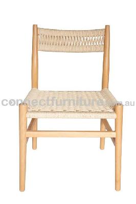 replica hans wegner ch36 chair - natural 