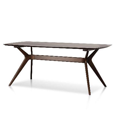 nora 1.85m dining table - walnut 