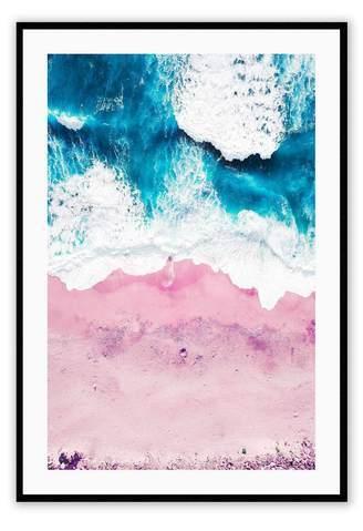 pink sand medium 60x90cm / white