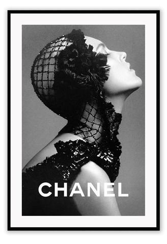 coco chanel large 80x110cm / white