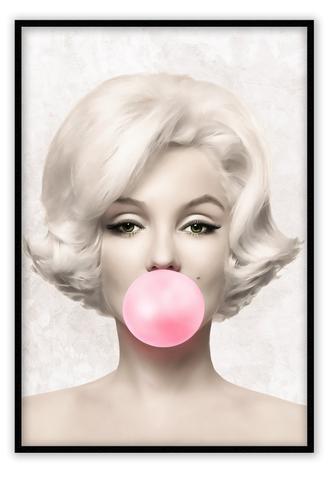 marilyn bubble large 80x110cm / black