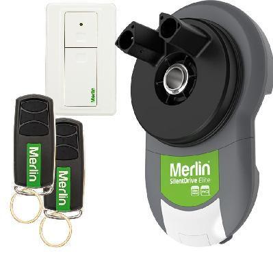 mr855myq merlin garage roller door silentdrive elite motor automatic opener - smartphone ready