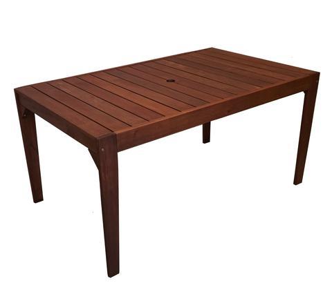 lazio rectangular dining table 1.5m