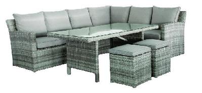 vi chios outdoor modular lounge setting (3 ctn) 