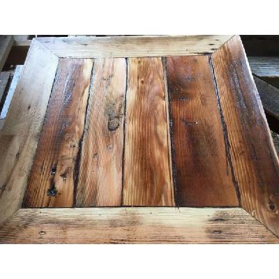 solid timber table tops rustic vintage boarded series - reclaimed oregon 